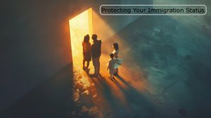 Immigrant family considering travel options while protecting their humanitarian immigration status